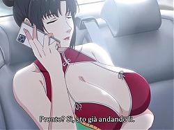 Hot sexy cartoon big boobs stepmother trying to seduce his stepson on trip part 1